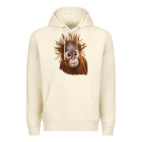Sandshell baby orangutan Premium Hoodie - LillyAllenDesigns
