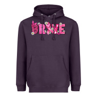 Plum Breast Cancer Brave Heavyweight Hoodie - texasbilliewilder