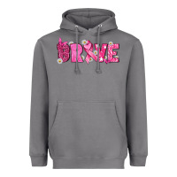 Storm Breast Cancer Brave Heavyweight Hoodie - texasbilliewilder