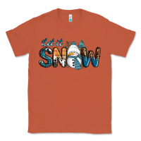 Copper Let It Snow Snowman Classic Tee - RanaPortraitStore