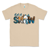 Mushroom Let It Snow Snowman Classic Tee - RanaPortraitStore