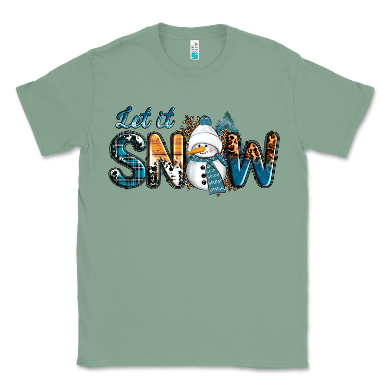 Let It Snow Snowman Classic Tee by RanaPortraitStore | Teevron