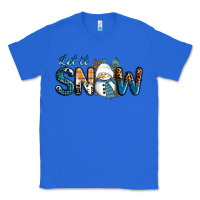 True Royal Let It Snow Snowman Classic Tee - RanaPortraitStore