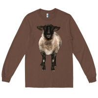 Chestnut suffolk ewe front Long Sleeve Tee - BarkalooDesign