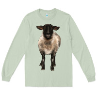 Matcha suffolk ewe front Long Sleeve Tee - BarkalooDesign
