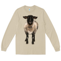 Mushroom suffolk ewe front Long Sleeve Tee - BarkalooDesign