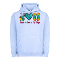 Pigment Grape Ice peace love flips flops Urban Hoodie - Jasminsmagicworld