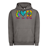 Pigment Tornado peace love flips flops Urban Hoodie - Jasminsmagicworld