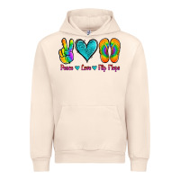 Sandshell peace love flips flops Urban Hoodie - Jasminsmagicworld