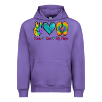 Tulip peace love flips flops Urban Hoodie - Jasminsmagicworld