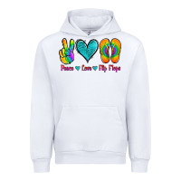 Peace Love Flips Flops Urban Hoodie | Teevron