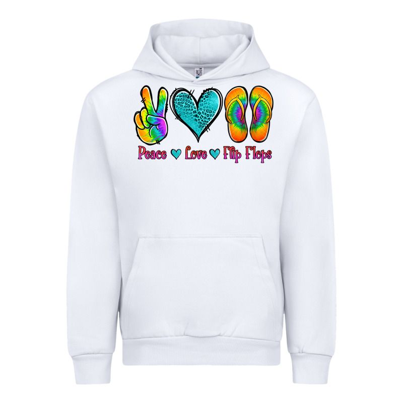 Peace Love Flips Flops Urban Hoodie by Jasminsmagicworld | Teevron