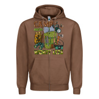 Chestnut camp more worry less Zipper Hoodie - texasbilliewilder
