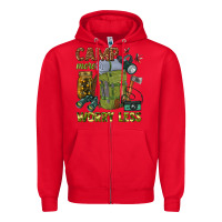 Red camp more worry less Zipper Hoodie - texasbilliewilder