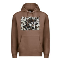 Chestnut cowhide background Premium Hoodie - BarkalooDesign