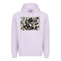 Lilac cowhide background Premium Hoodie - BarkalooDesign