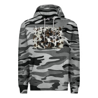 Slate Camo cowhide background Premium Hoodie - BarkalooDesign