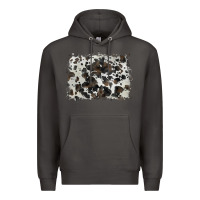 Smoke cowhide background Premium Hoodie - BarkalooDesign