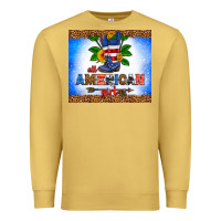 Antique Gold all American girl Premium Sweatshirt - HRA Design Shop