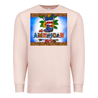 Pale Pink all American girl Premium Sweatshirt - HRA Design Shop