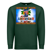 Sports Green all American girl Premium Sweatshirt - HRA Design Shop