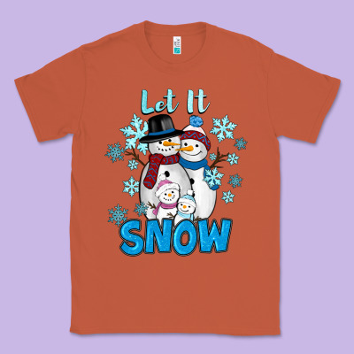 Let It Snow Classic Tee Designed By Ranaportraitstore