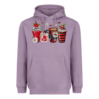 Lavender ladybug coffee cups Heavyweight Hoodie - Zillion Design Studio