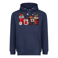 Navy ladybug coffee cups Heavyweight Hoodie - Zillion Design Studio
