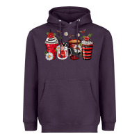 Plum ladybug coffee cups Heavyweight Hoodie - Zillion Design Studio
