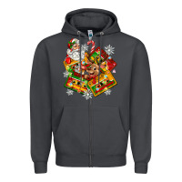 Smoke christmas cassette tapes Zipper Hoodie - Zillion Design Studio