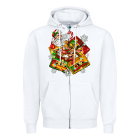 White christmas cassette tapes Zipper Hoodie - Zillion Design Studio