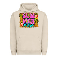 Pigment French Oak summer vibes leopard background Urban Hoodie - Jasminsmagicworld