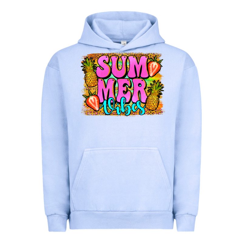Summer Vibes Leopard Background Urban Hoodie by Jasminsmagicworld | Teevron