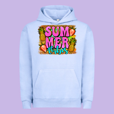 Summer Vibes Leopard Background Urban Hoodie Designed By Jasminsmagicworld