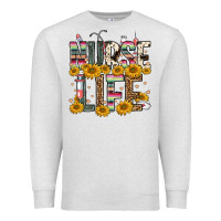 Oatmeal Heather nurse life Premium Sweatshirt - FaDigitalArtStudio