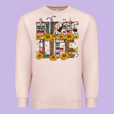 Nurse Life Premium Sweatshirt Designed By Fadigitalartstudio