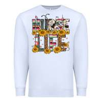White nurse life Premium Sweatshirt - FaDigitalArtStudio