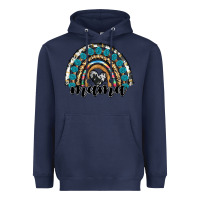 Navy western mama rainbow Heavyweight Hoodie - RanaPortraitStore