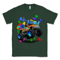 Sports Green monster truck au some Classic Tee - Zillion Design Studio