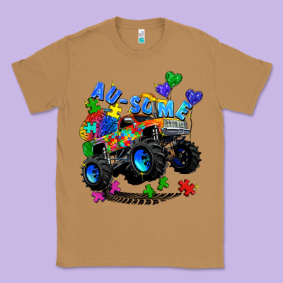 Monster Truck Au Some Classic Tee Designed By Zillion Design Studio