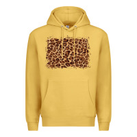 Antique Gold leopard background Premium Hoodie - BarkalooDesign