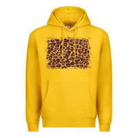 Lemon leopard background Premium Hoodie - BarkalooDesign