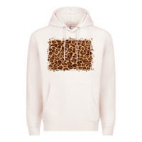 Pale Pink leopard background Premium Hoodie - BarkalooDesign