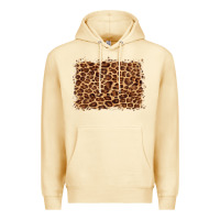 Pina Colada leopard background Premium Hoodie - BarkalooDesign