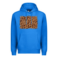 True Royal leopard background Premium Hoodie - BarkalooDesign