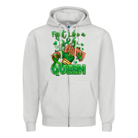 Dove Grey green ribbon liver cancer afro girl sneakers Zipper Hoodie - RanaPortraitStore