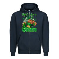 Navy green ribbon liver cancer afro girl sneakers Zipper Hoodie - RanaPortraitStore