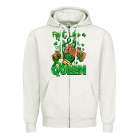 Oatmeal Heather green ribbon liver cancer afro girl sneakers Zipper Hoodie - RanaPortraitStore