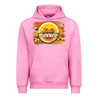 Fuchsia Pink hello summer watermelon lemon Urban Hoodie - Jasminsmagicworld