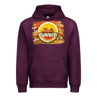 Mauve Wine hello summer watermelon lemon Urban Hoodie - Jasminsmagicworld
